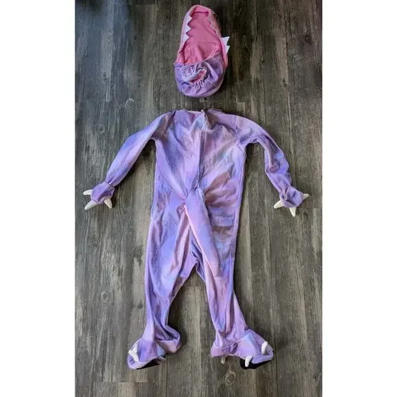 Spirit Halloween Toddler Dino Cutie Costume Cute T- Rex Dinosaur Cosplay Size 2T - Picture 6 of 13